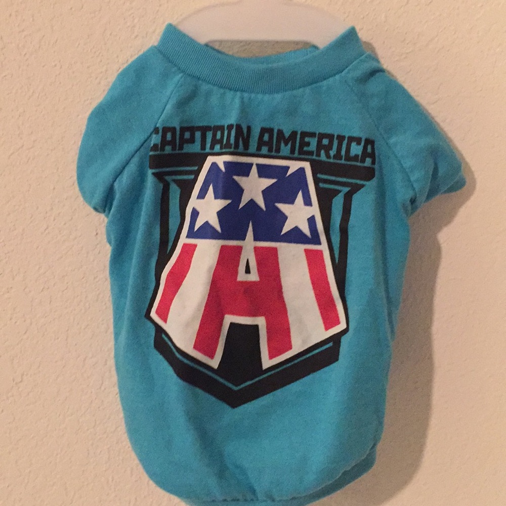 Captain America Dog Shirt 🐶 👕